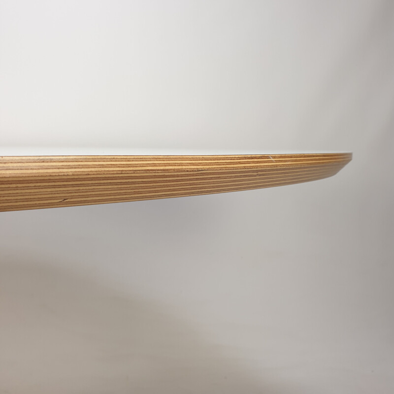 Mid-century oval dining table by Pierre Paulin for Artifort, 1980s
