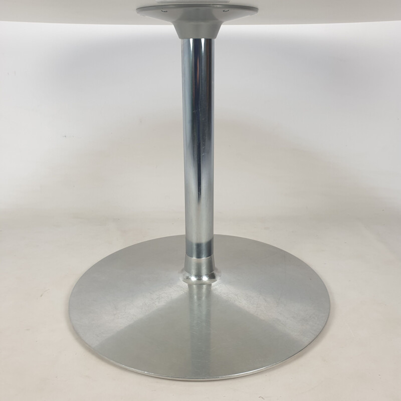 Mid-century oval dining table by Pierre Paulin for Artifort, 1980s