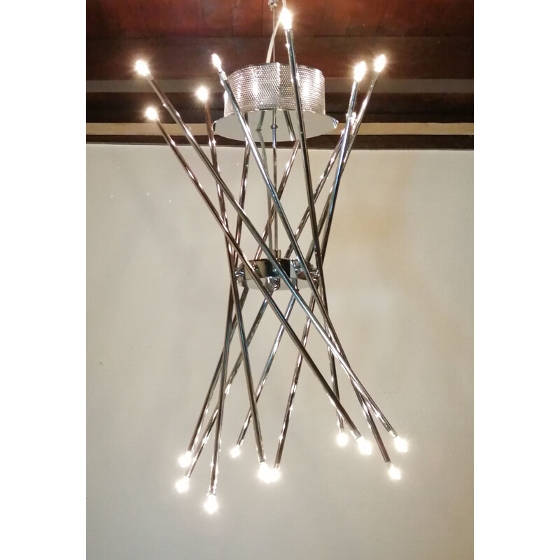 Vintage chandelier "Kare" design model Mikado 