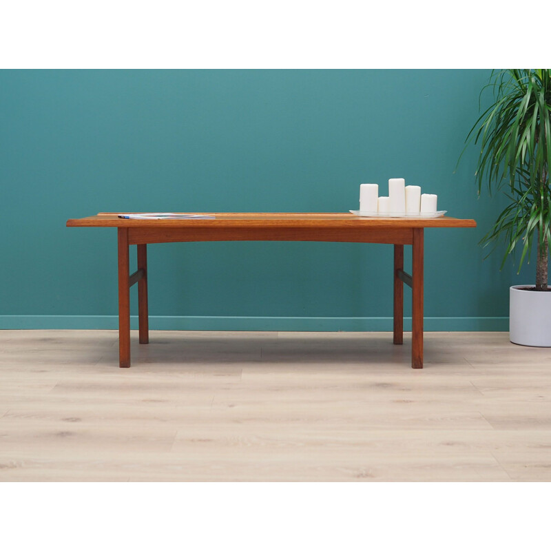 Mid-century teak coffee table danish design, Denmark 1970s