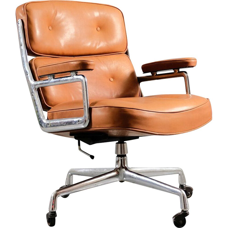 Vintage swivel chair with armrests by Ray & Charles Eames for Herman Miller, 1960s