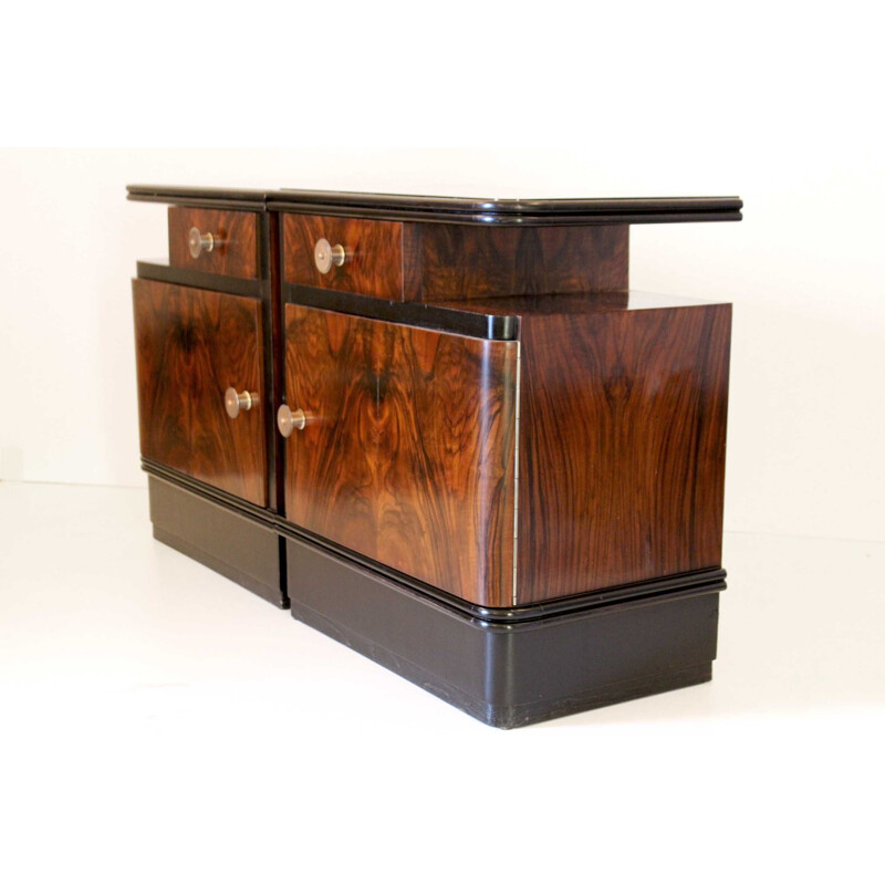 Pair of vintage art deco night stands , 1930s 