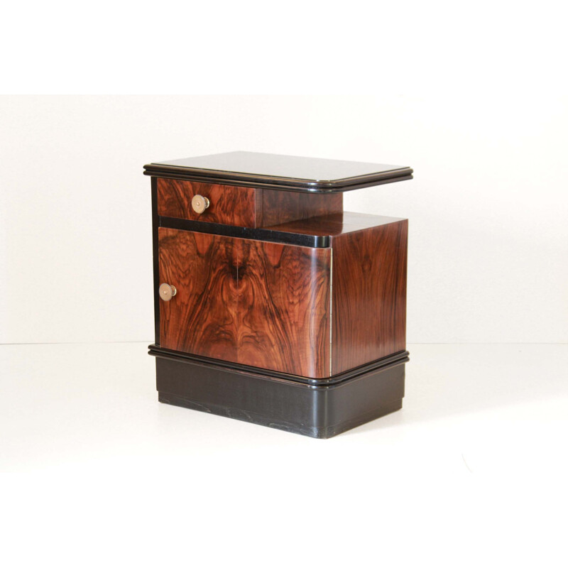 Pair of vintage art deco night stands , 1930s 