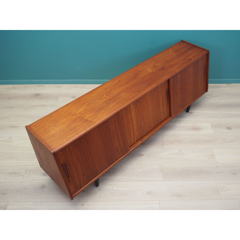 Mid-century teak sideboard danish design for PMJ Viby J, 1960s