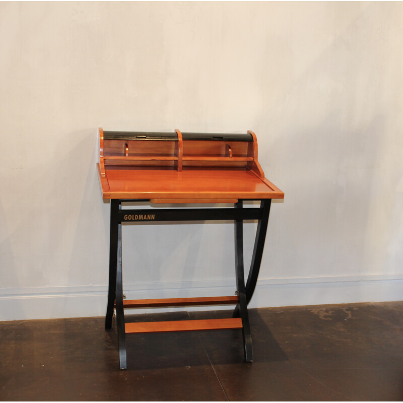 Goldmann secretary desk in mahogany coloured wood - 1970s