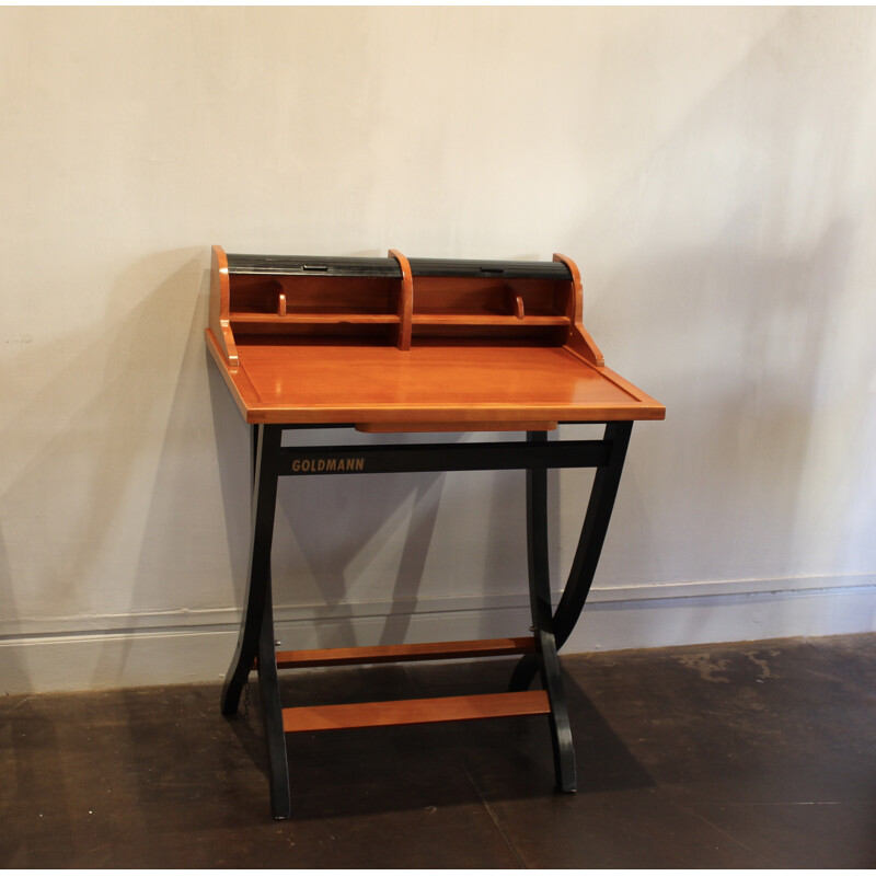 Goldmann secretary desk in mahogany coloured wood - 1970s