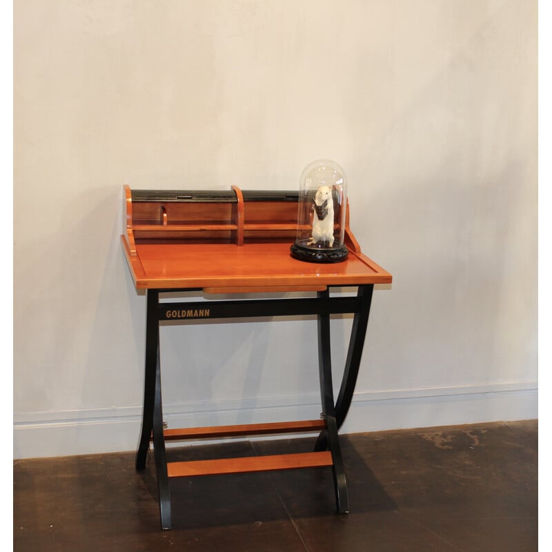 Goldmann secretary desk in mahogany coloured wood - 1970s