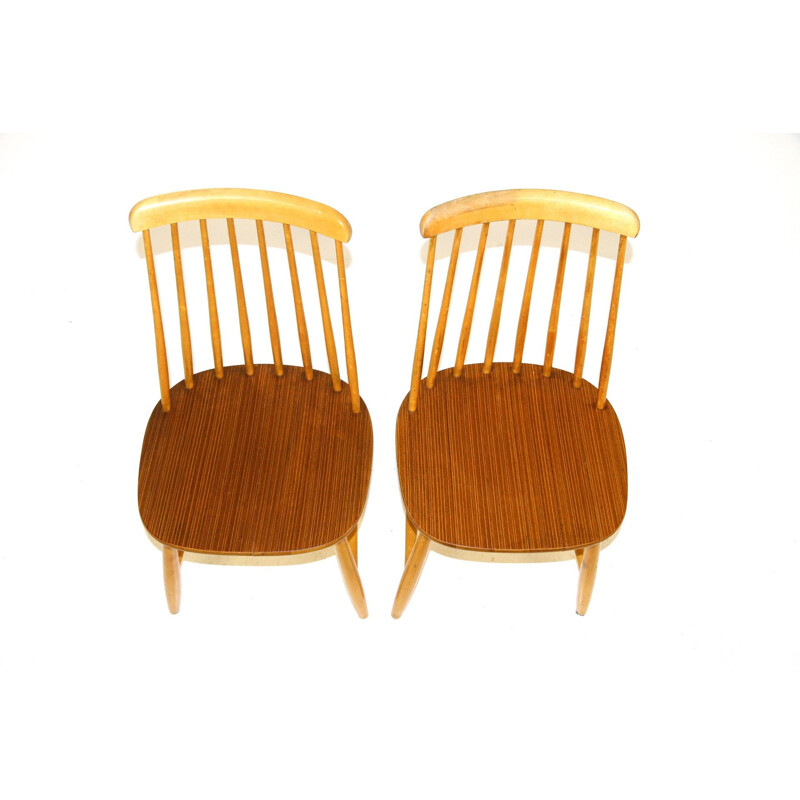 Coppia di sedie vintage