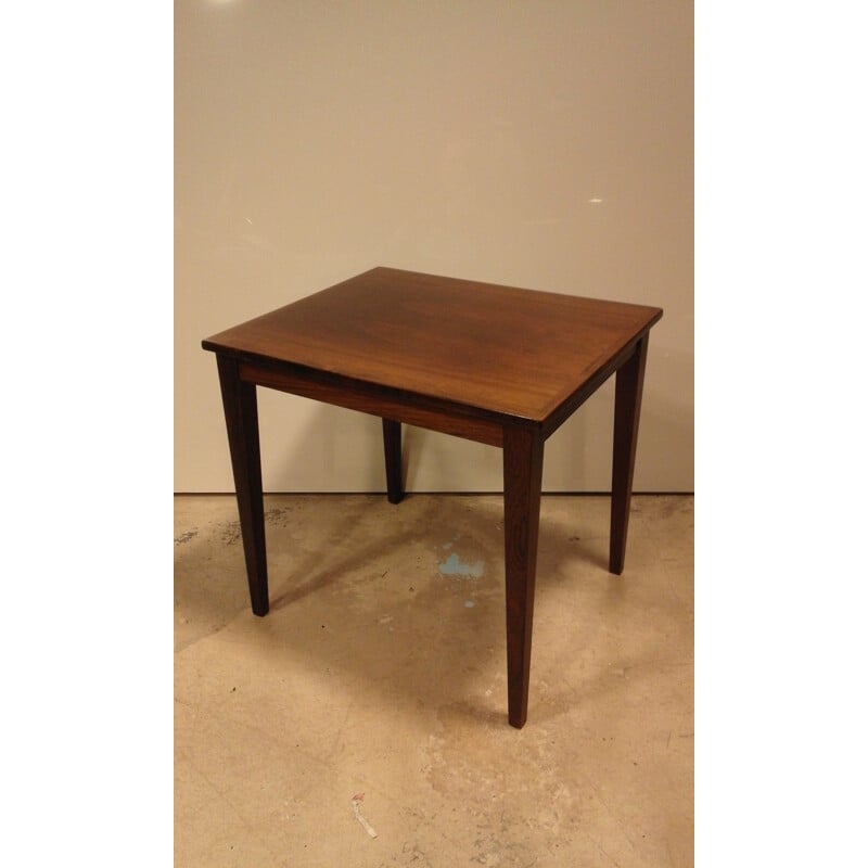 Small Danish side table in rosewood - 1970s