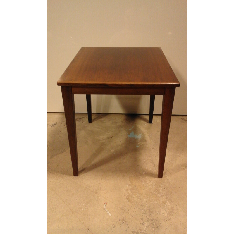 Petite table scandinave en palissandre - 1970