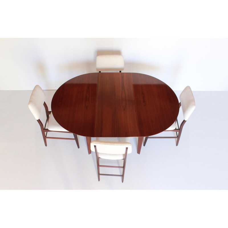 Vintage dining set by Edmundo Palutari for Vittorio Dassi, 1950s