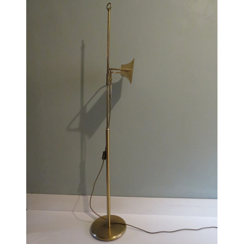 Vintage Hollywood Regency floor lamp, Belgium 1970s