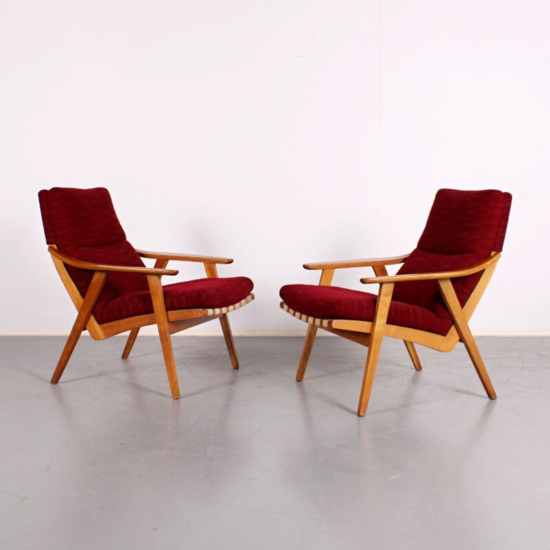 Pair of vintage armchairs by Uluv