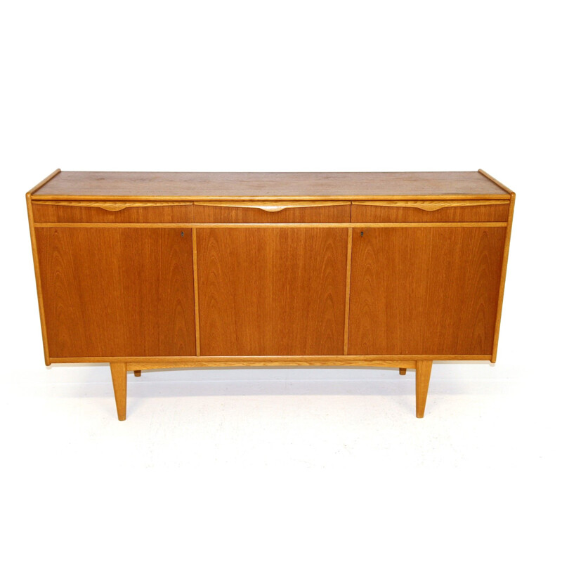 Scandinavian wood sideboard, Sweden 1960