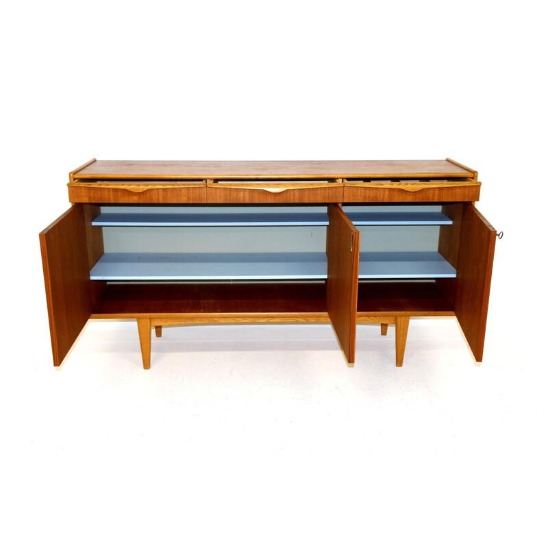 Credenza scandinava vintage, legno, Svezia 1960