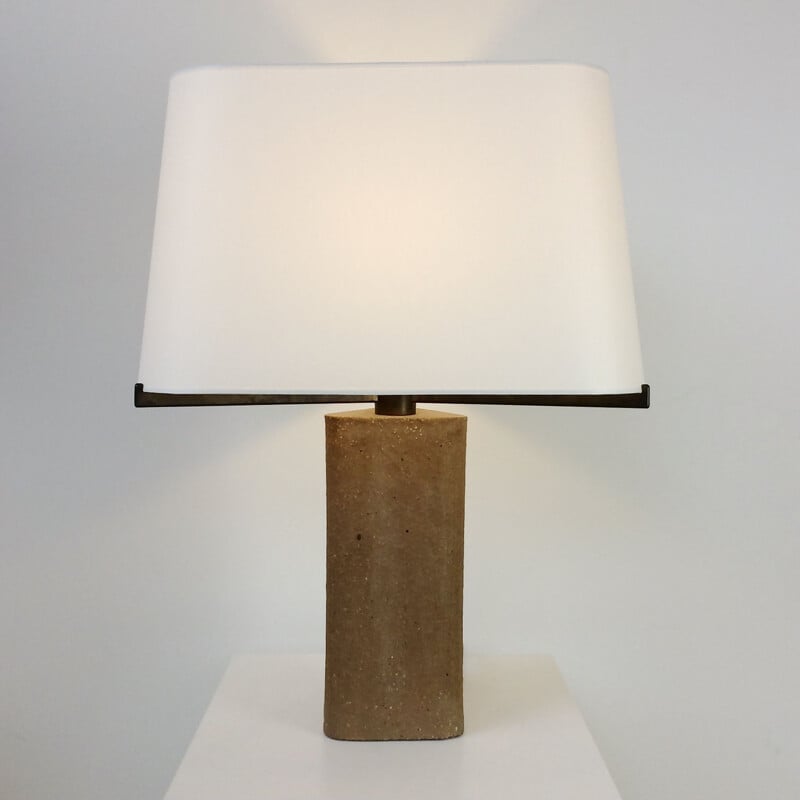 Lampe vintage en céramique de Pierre Culot, Belgique 1970