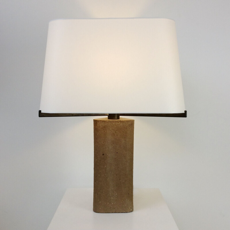 Vintage ceramic lamp by Pierre Culot, Belgium 1970