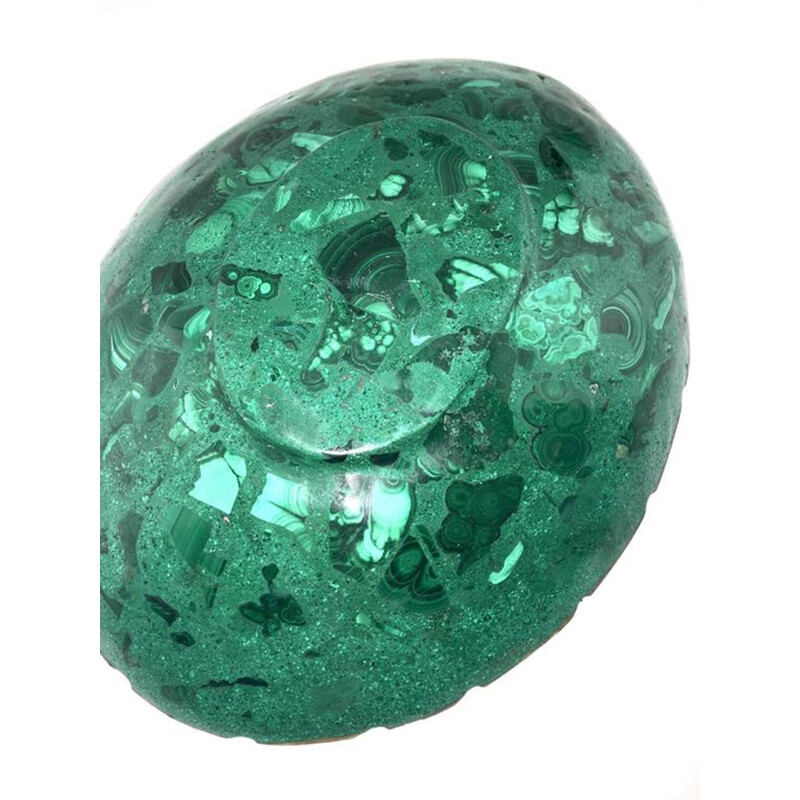 Vide poche en Malachite et laiton - 1950