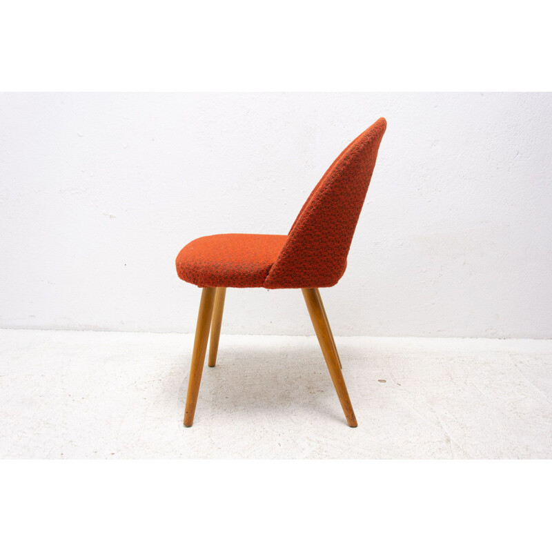 Pair of mid century upholstered dining chairs by Antonin Suman, Czechoslovakia 1960s