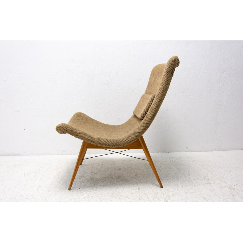 Mid-century television armchair by Miroslav Navratil, 1950s