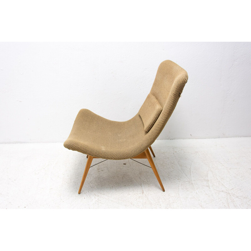 Vintage televisie fauteuil van Miroslav Navratil, 1950