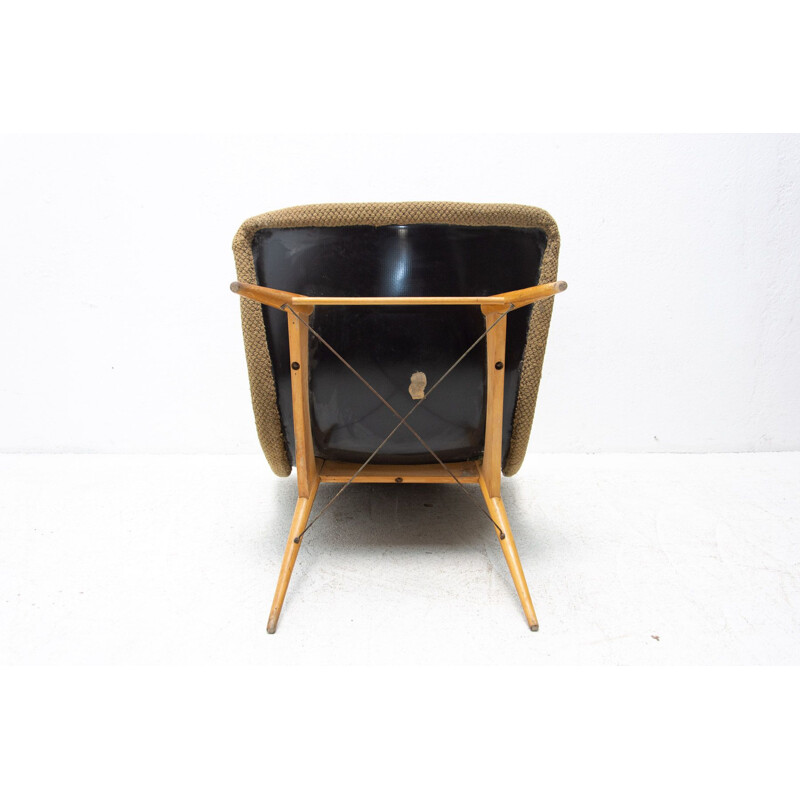 Vintage televisie fauteuil van Miroslav Navratil, 1950