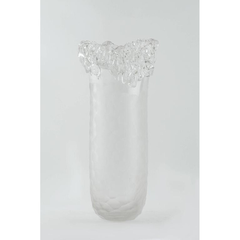 Vase Venini en verre de Murano - 1950