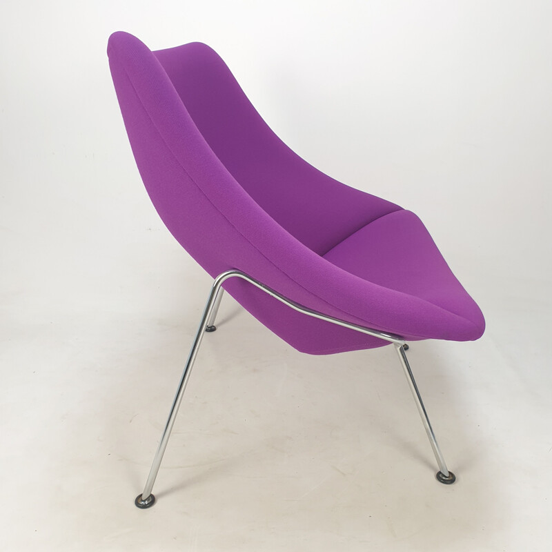 Sillón y otomana vintage Oyster de Pierre Paulin para Artifort, 1980