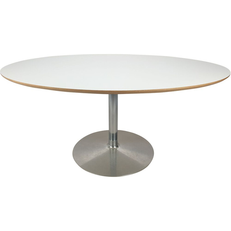 Mid-century oval dining table by Pierre Paulin for Artifort, 1980s