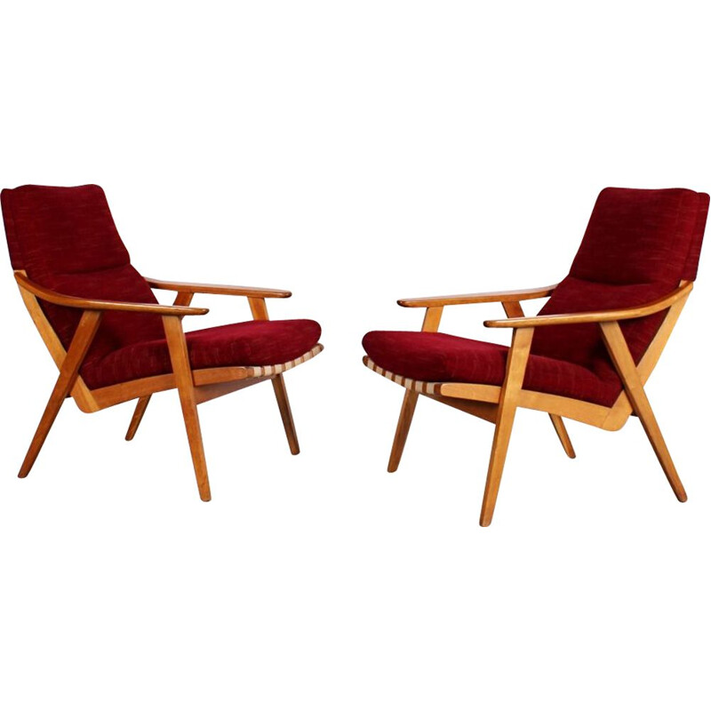 Paire de fauteuils vintage par Uluv
