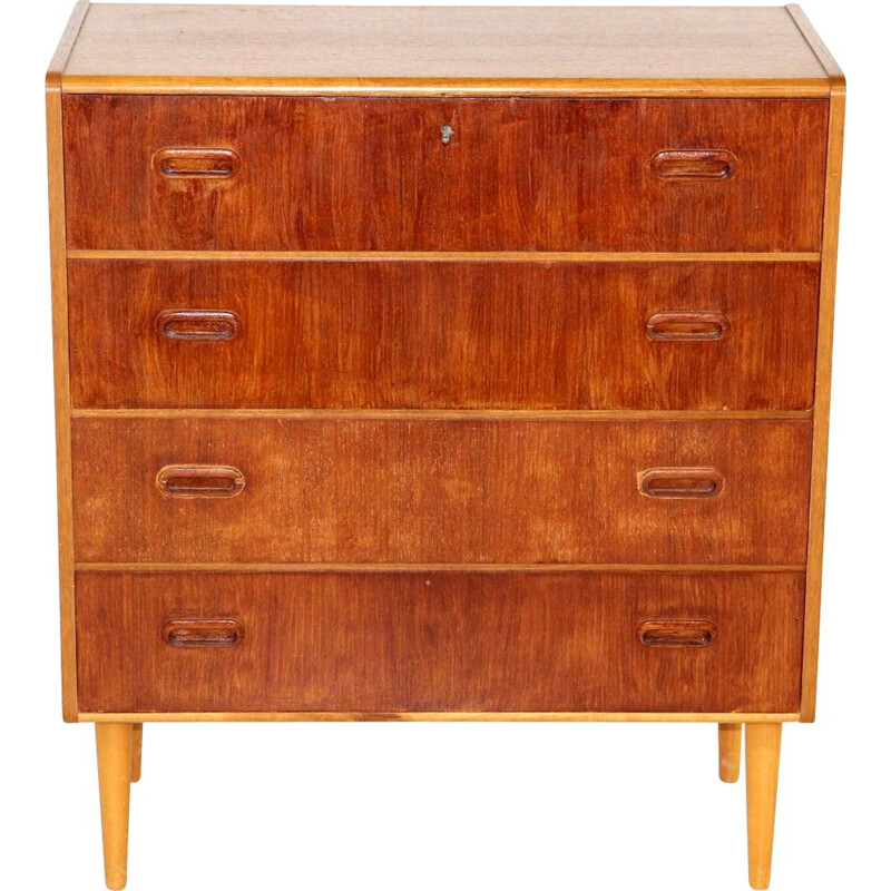 Scandinavian teak chest of drawers, Sweden 1960