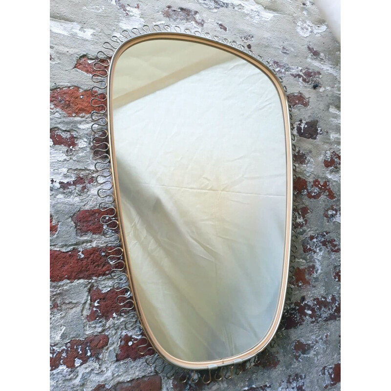 Scandinavian vintage mirror by Josef Frank for Svenkt Teen, 1950