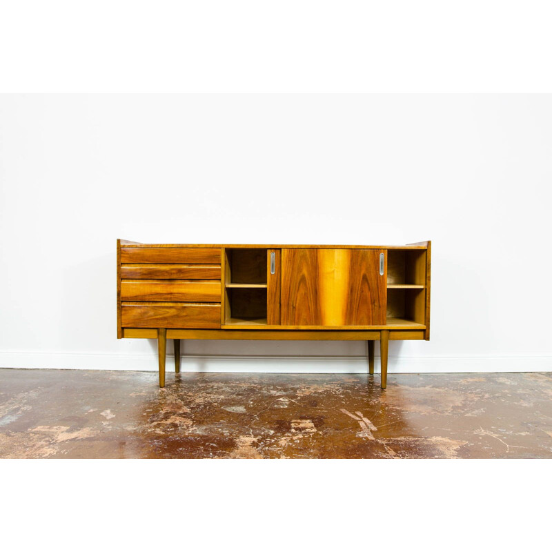 Vintage high gloss sideboard by Bytomskie Fabryki Mebli, Poland 1960s