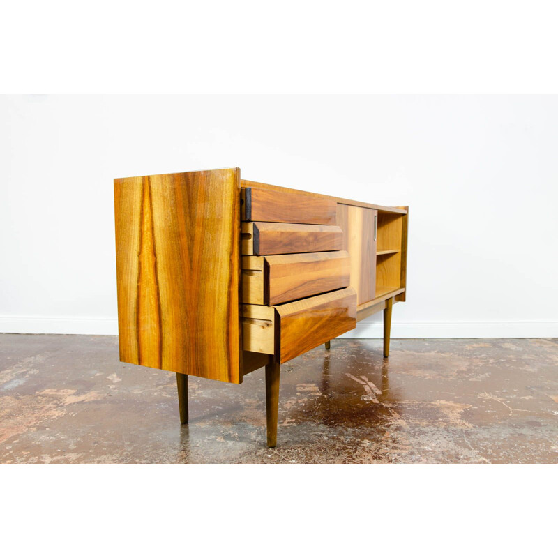 Vintage high gloss sideboard by Bytomskie Fabryki Mebli, Poland 1960s