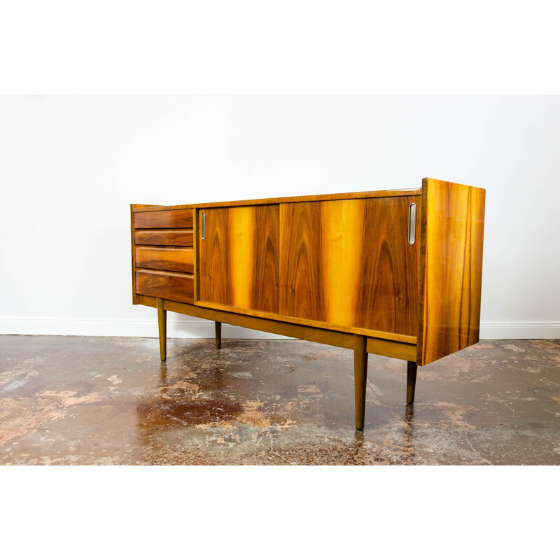 Vintage high gloss sideboard by Bytomskie Fabryki Mebli, Poland 1960s