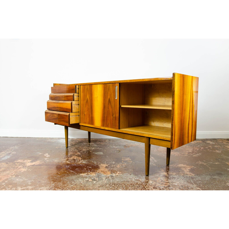 Vintage high gloss sideboard by Bytomskie Fabryki Mebli, Poland 1960s