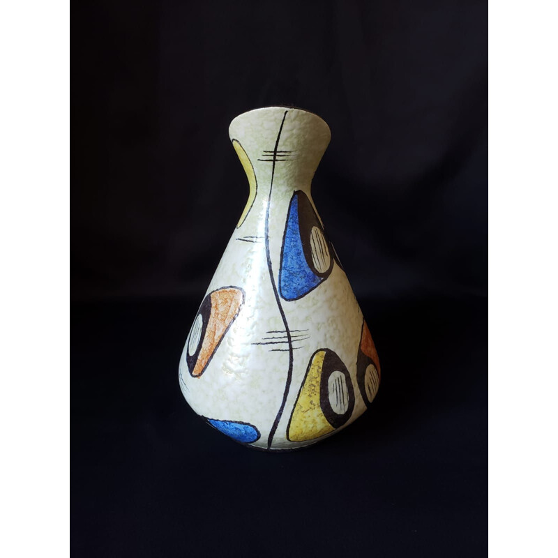 Vase vintage en céramique, Allemagne 1950