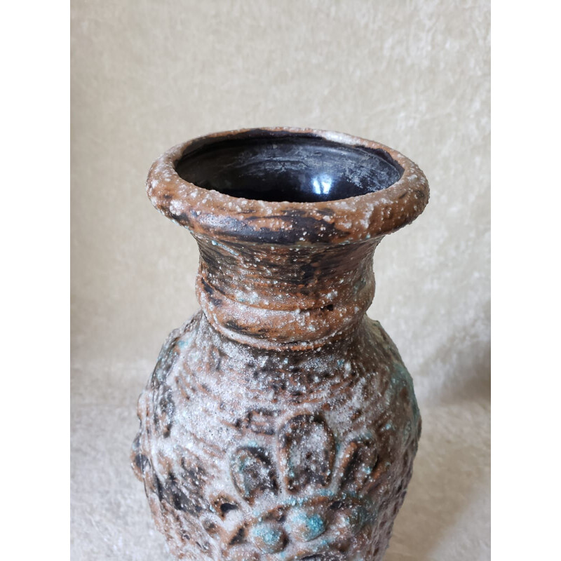 Vintage vaso de cerâmica "Wabi-Sabi" de Carstens Tönnieshof, Áustria 1960