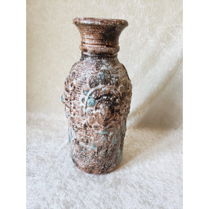 Vase vintage "Wabi-Sabi" en céramique par Carstens Tönnieshof, Autriche 1960