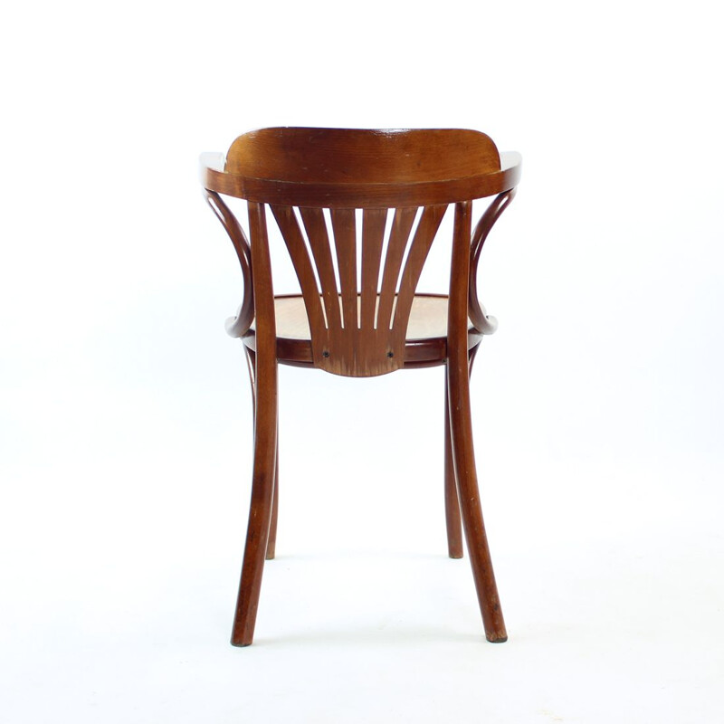 Set of 4 vintage bistro chairs, Czechoslovakia 1970s