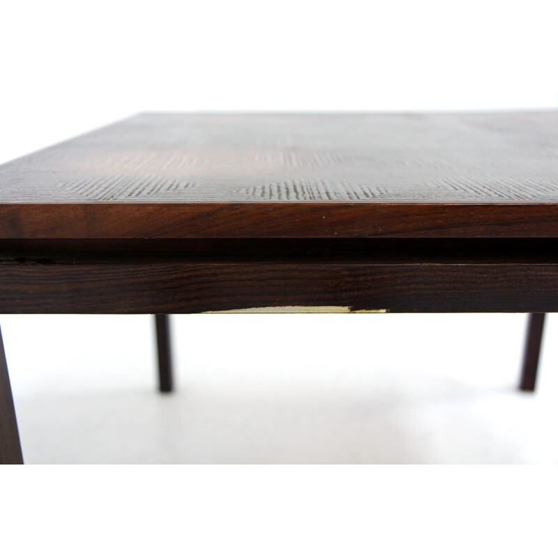 Vintage rosewood coffee table, Sweden 1970