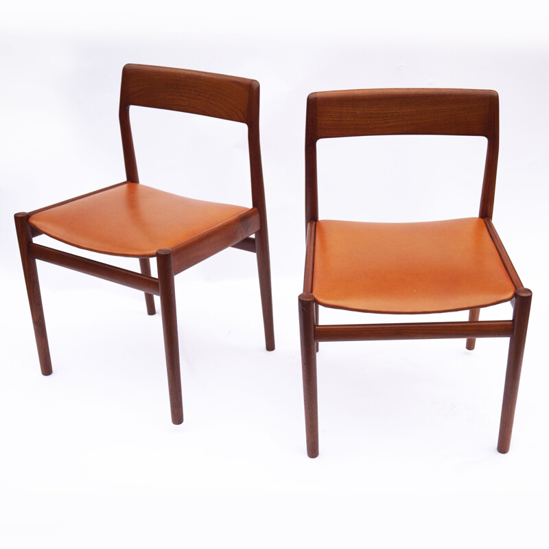 Set of 6 mid-century dining chairs by Johannes Norgaard for Norgaard Mobelfabrik, 1960s