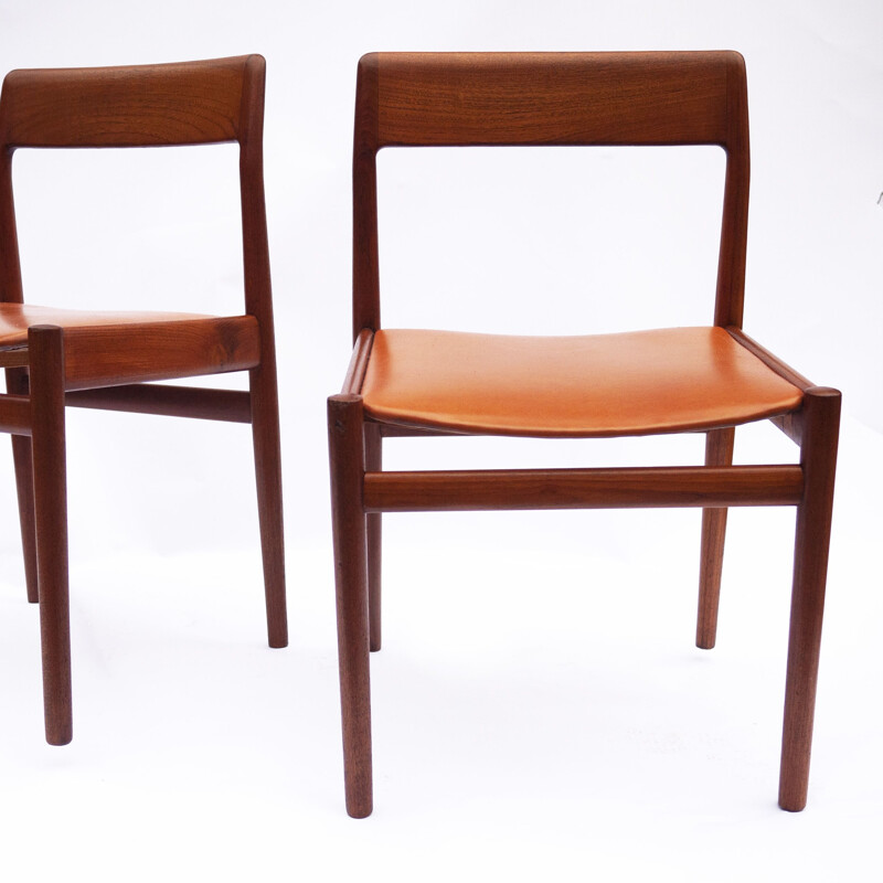 Set of 6 mid-century dining chairs by Johannes Norgaard for Norgaard Mobelfabrik, 1960s