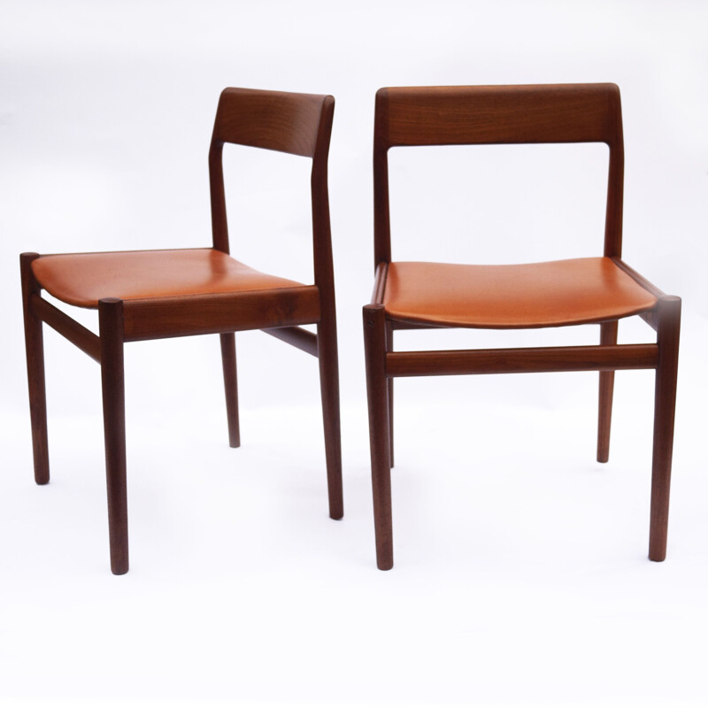 Set of 6 mid-century dining chairs by Johannes Norgaard for Norgaard Mobelfabrik, 1960s