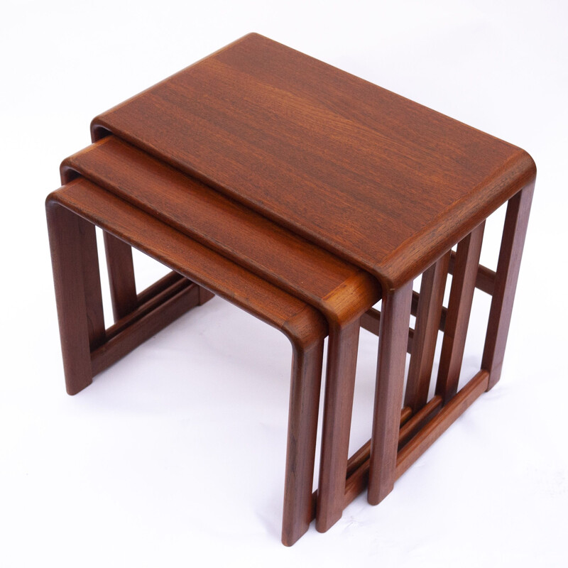 Teak vintage nesting tables by O'Donnell Design, 1970s