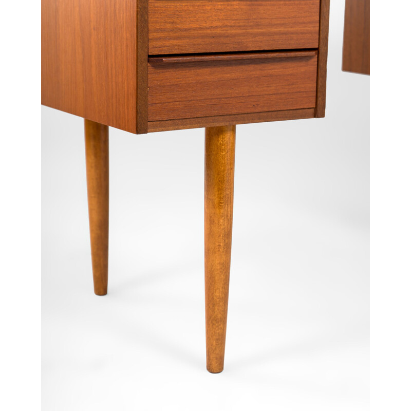 Mid century teak Danish desk, Denmark 1970s