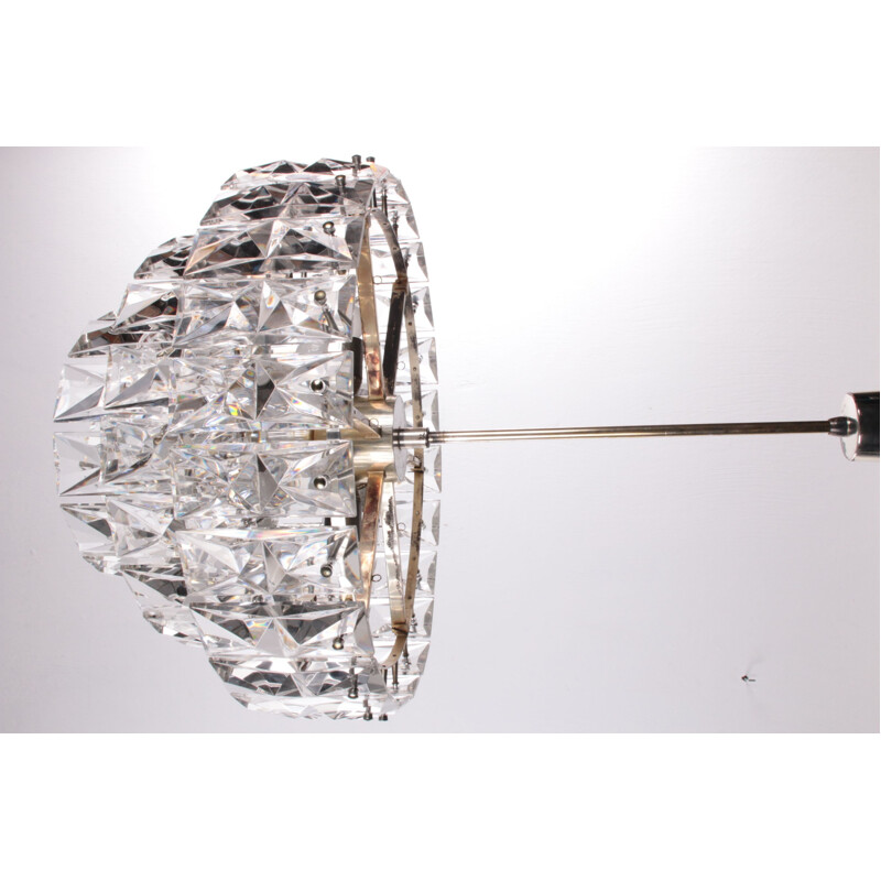 Mid-century crystal chandelier by Kinkeldey, 1970