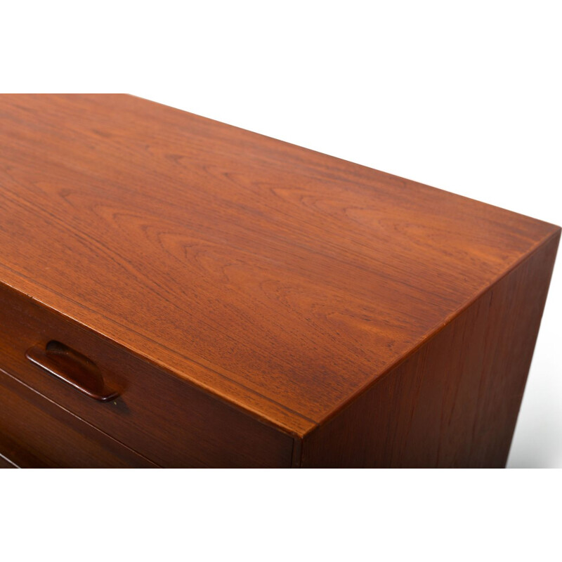 Danish vintage chest of drawers in teak by Ejvind A. Johansson for Gern Møbelfabrik, 1965