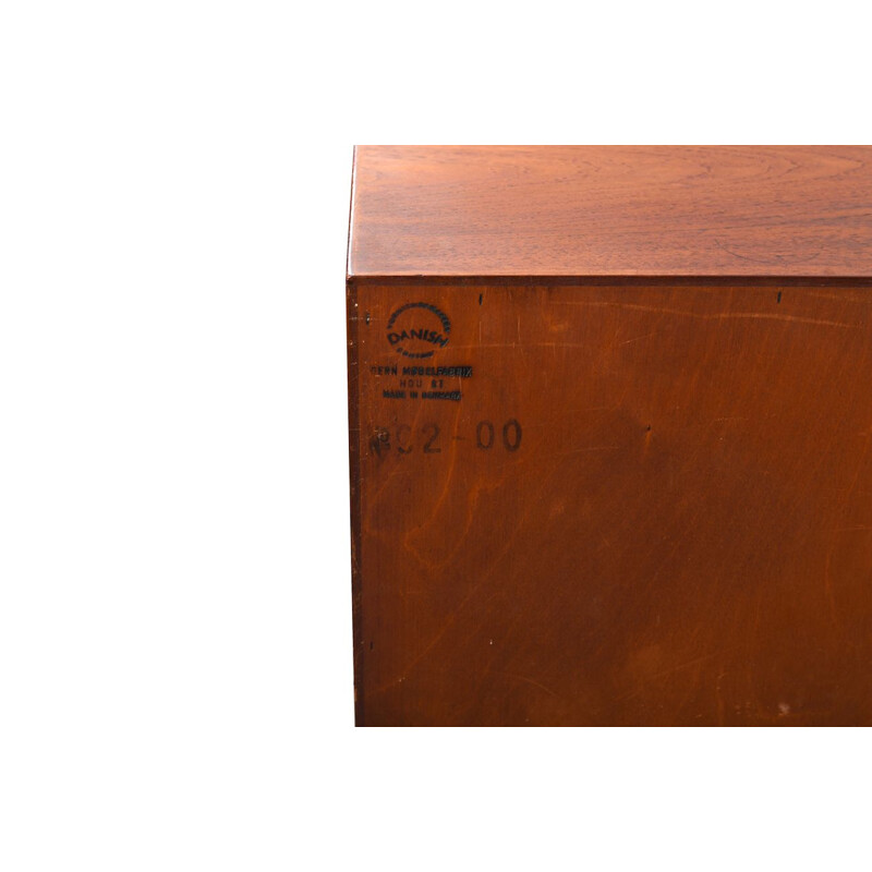 Danish vintage chest of drawers in teak by Ejvind A. Johansson for Gern Møbelfabrik, 1965