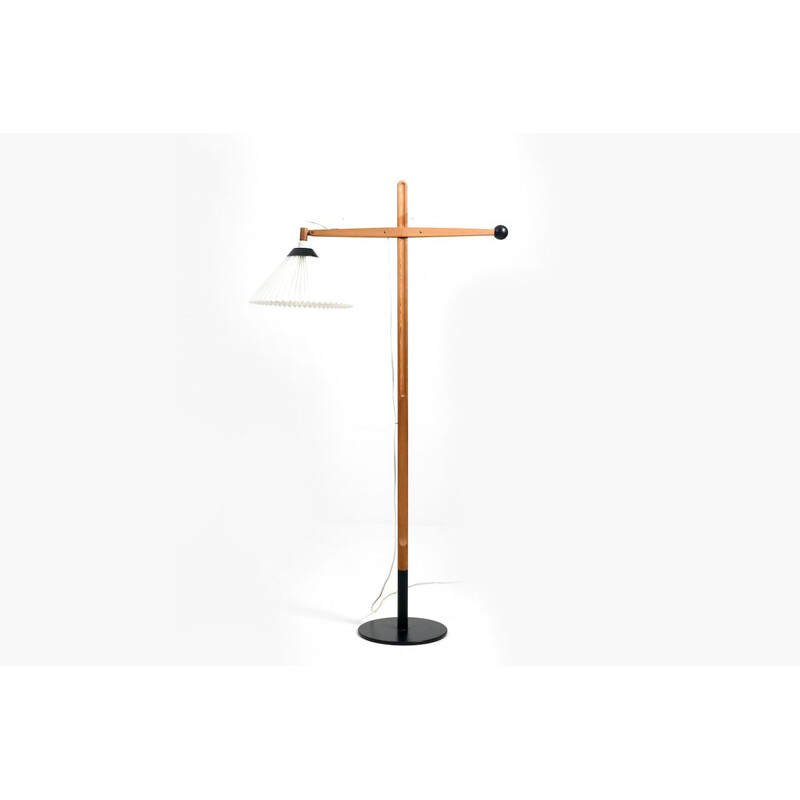 Vintage floorlamp by Vilhelm Wohlert for Le Klint, Denmark 1950s